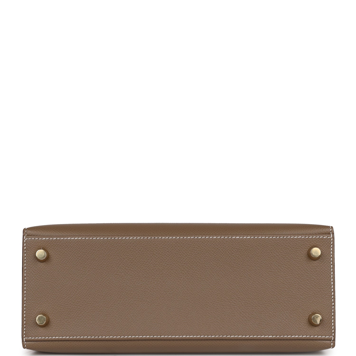 Hermes Kelly Sellier 25 Etoupe Epsom Gold Hardware