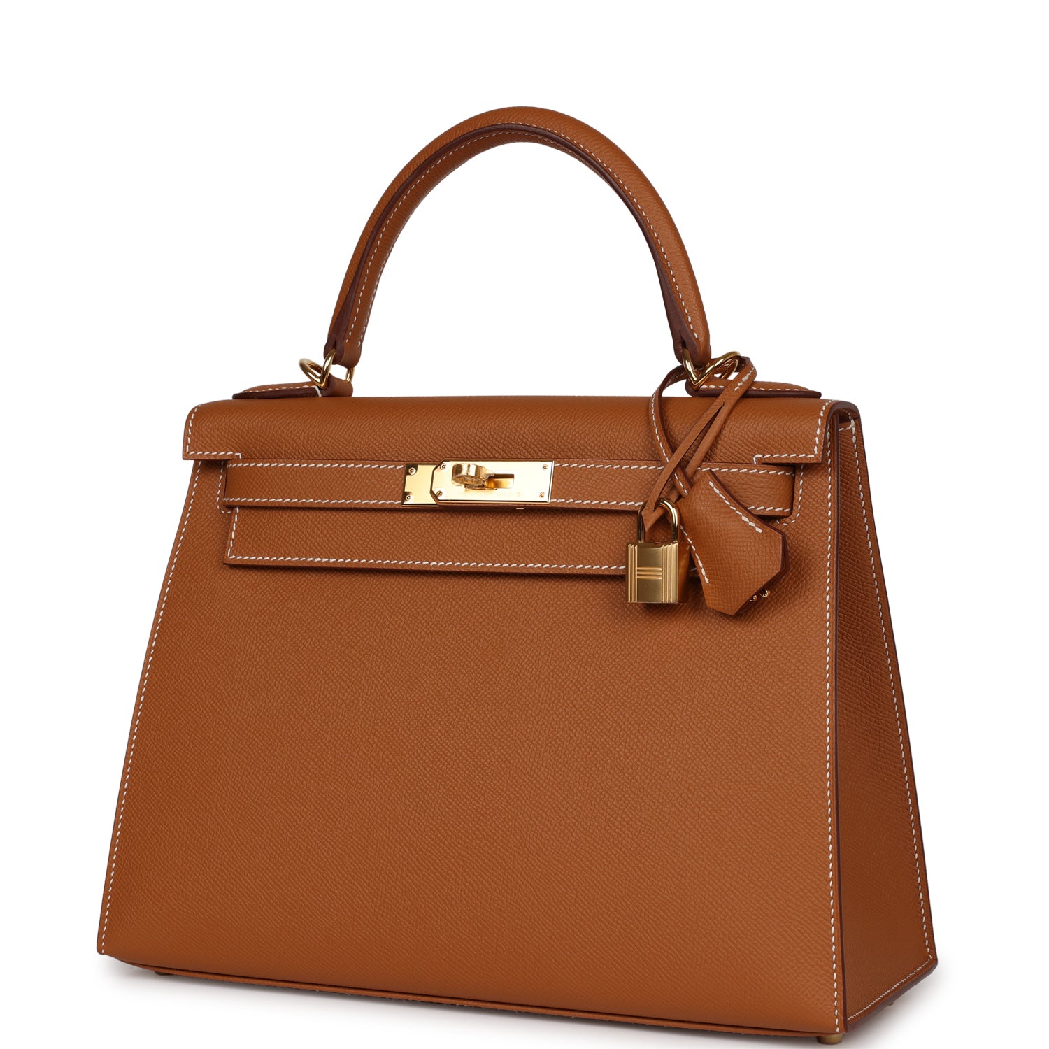Hermes Kelly Sellier 28 Gold Epsom Gold Hardware