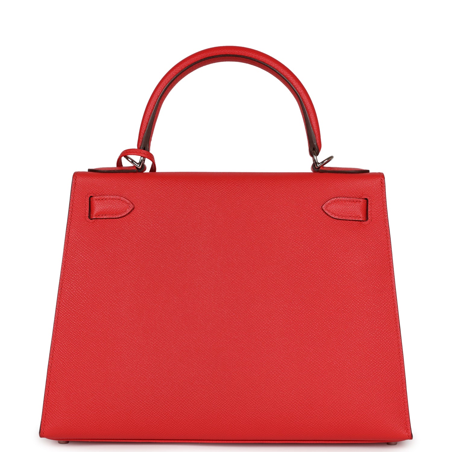 Hermes Kelly Sellier 28 Rouge Tomate Epsom Palladium Hardware