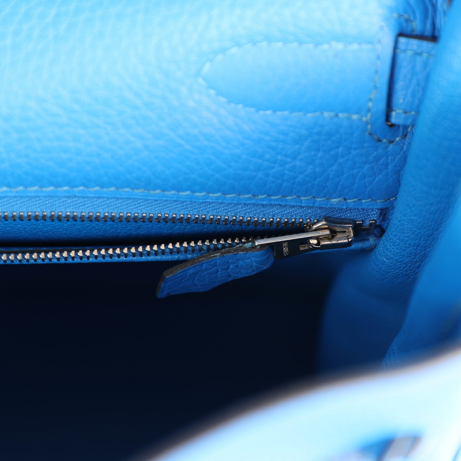 Hermes Kelly Retourne 32 Bleu Hydra Togo Palladium Hardware