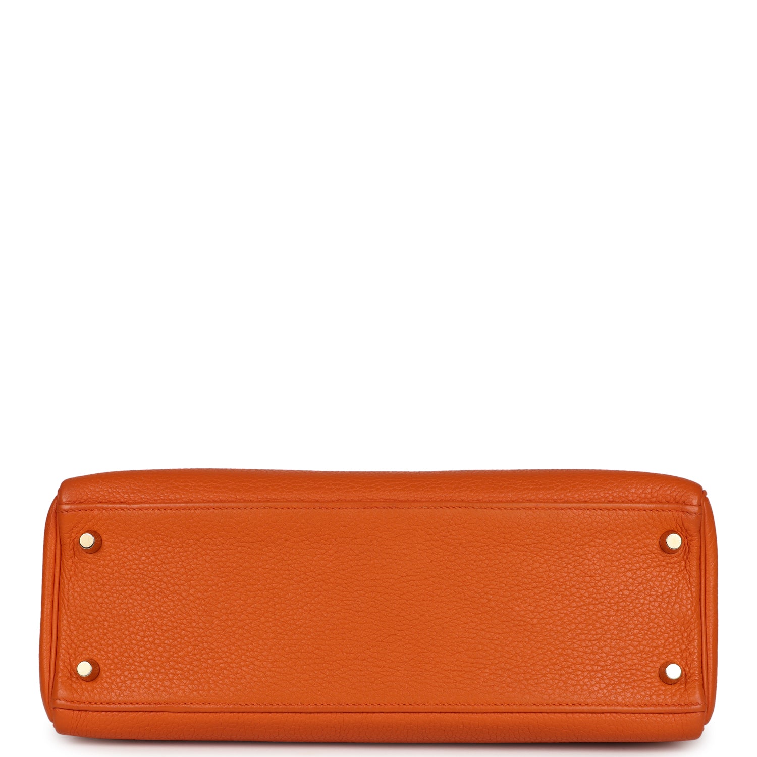 Hermes Kelly Retourne 32 Orange H Clemence Gold Hardware
