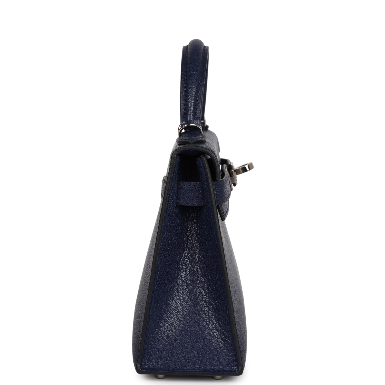Hermes Kelly Sellier 20 Bleu Saphir Chevre Palladium Hardware