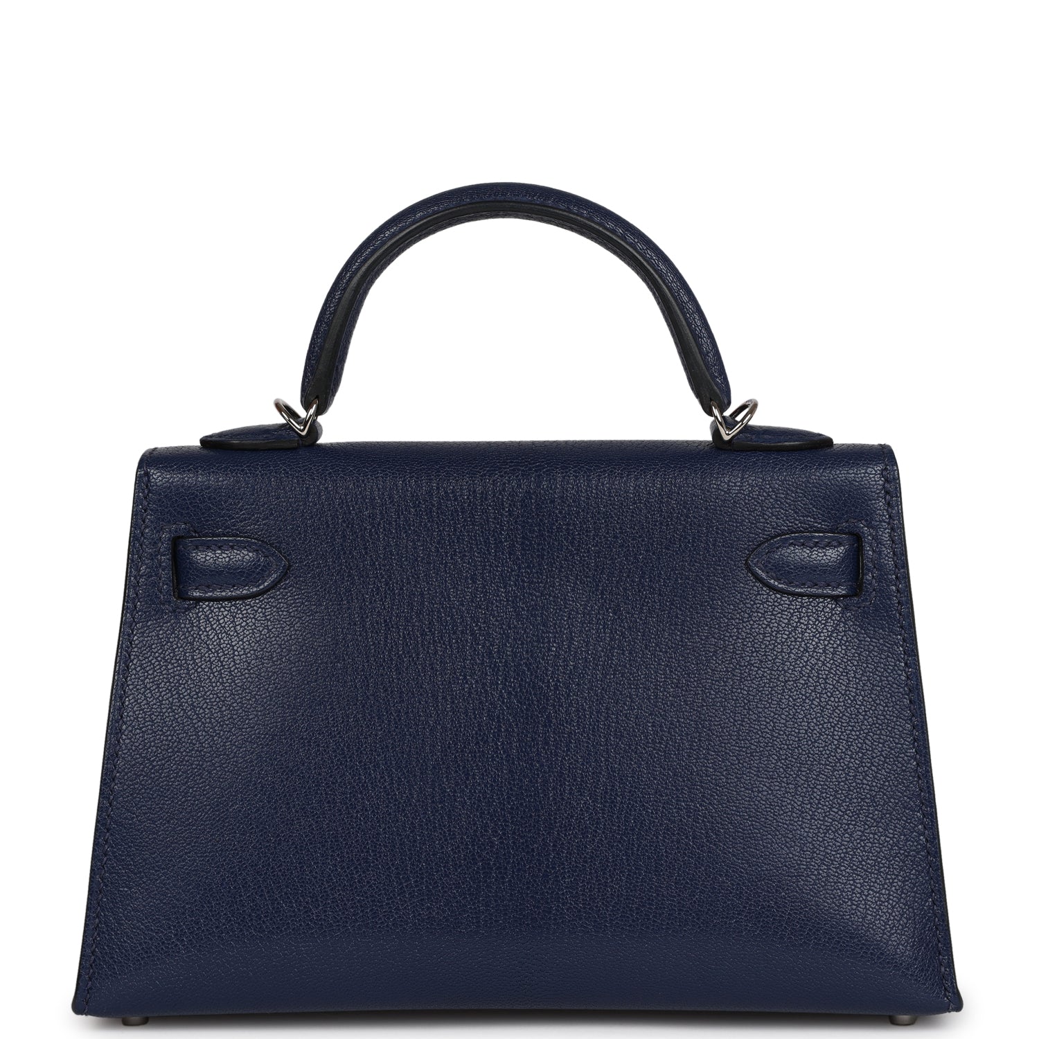 Hermes Kelly Sellier 20 Bleu Saphir Chevre Palladium Hardware