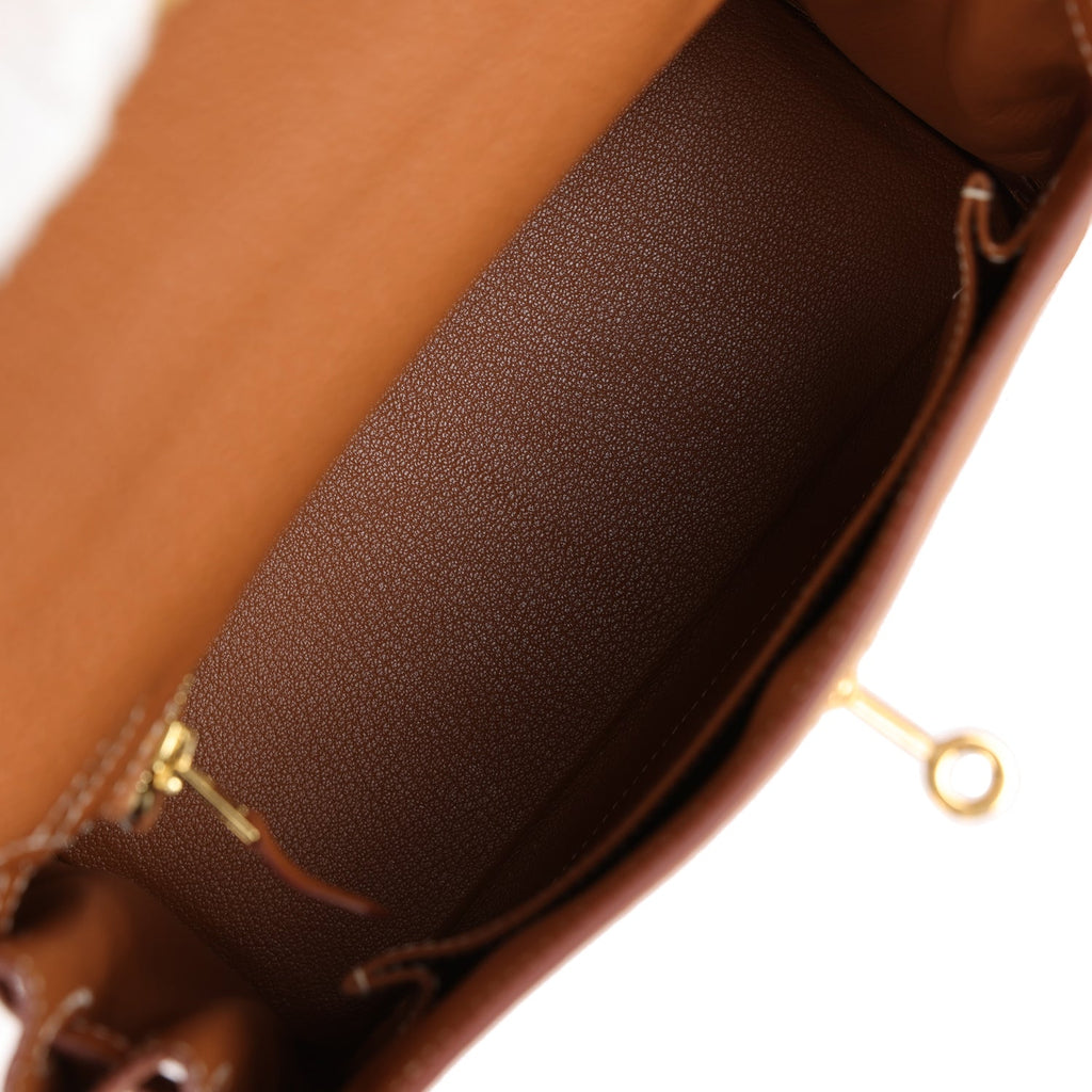 Hermes Kelly Retourne 25 Gold Togo Gold Hardware