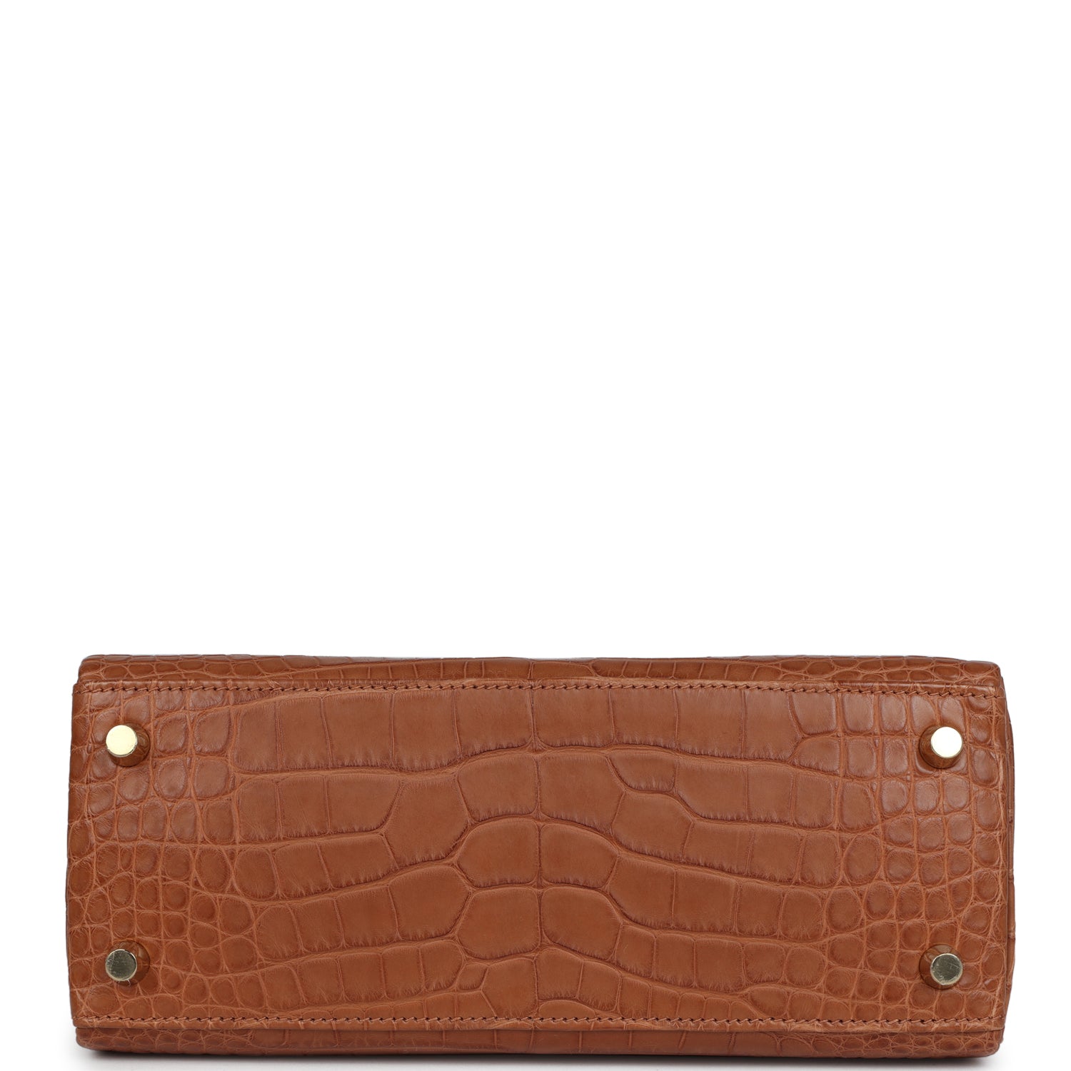 Hermes Kelly Retourne 25 Gold Matte Alligator Gold Hardware