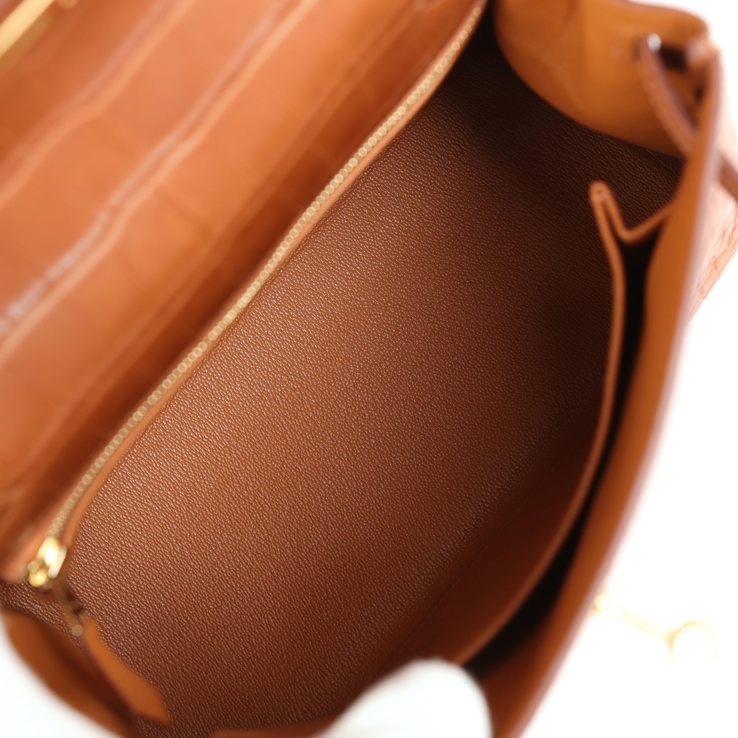 Hermes Kelly Retourne 25 Gold Matte Alligator Gold Hardware