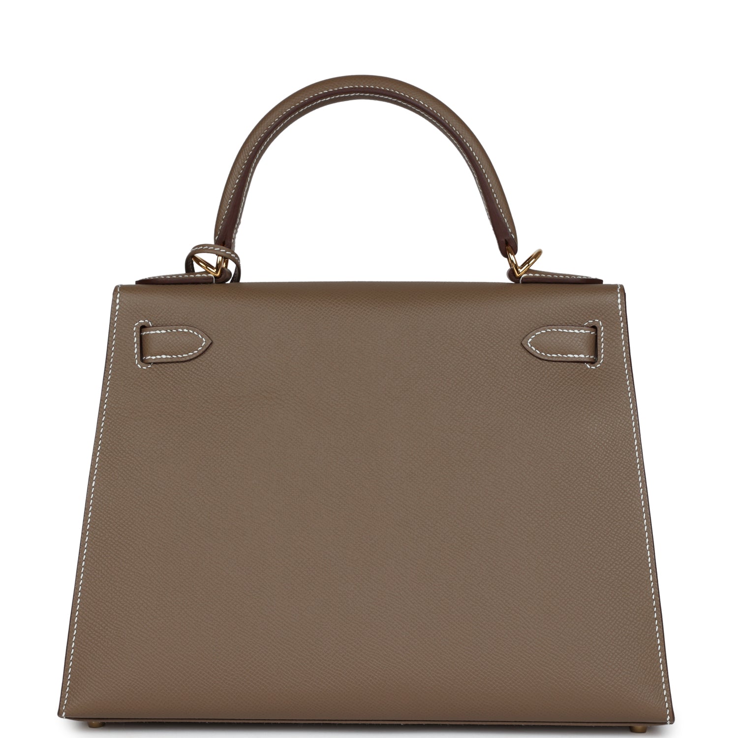 Hermes Kelly Sellier 28 Etoupe Epsom Gold Hardware