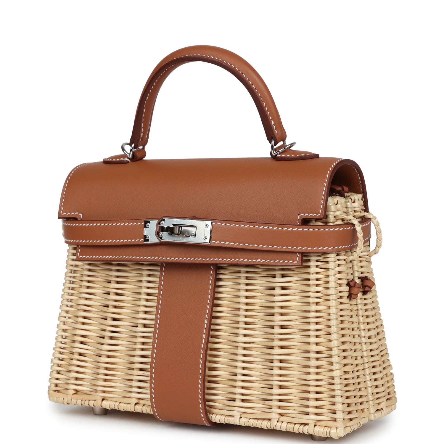 Hermes Mini Picnic Kelly 20 Gold Swift Palladium Hardware