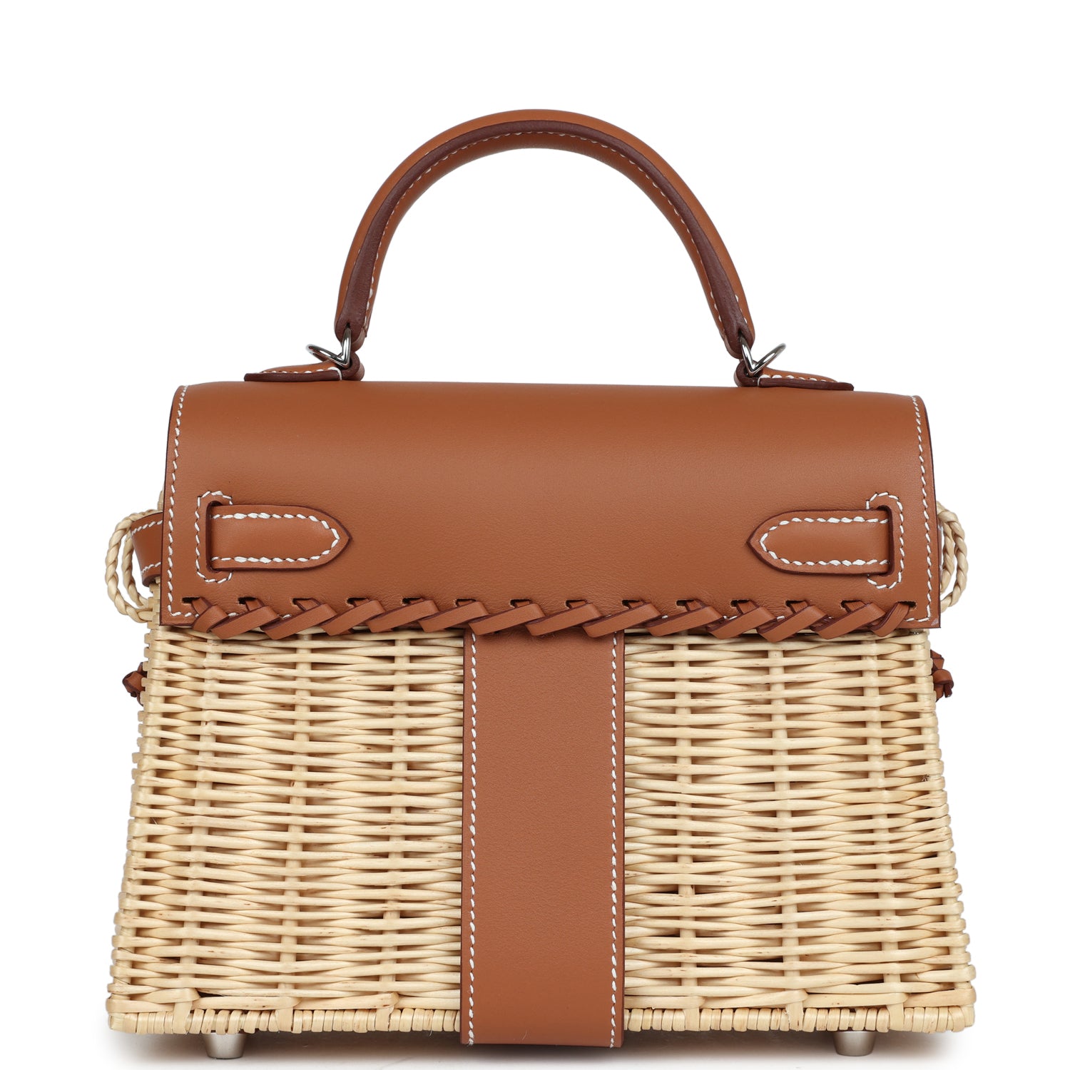 Hermes Mini Picnic Kelly 20 Gold Swift Palladium Hardware