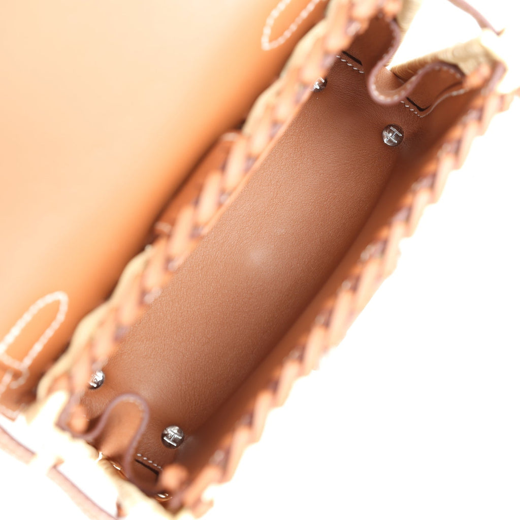 Hermes Mini Picnic Kelly 20 Gold Swift Palladium Hardware
