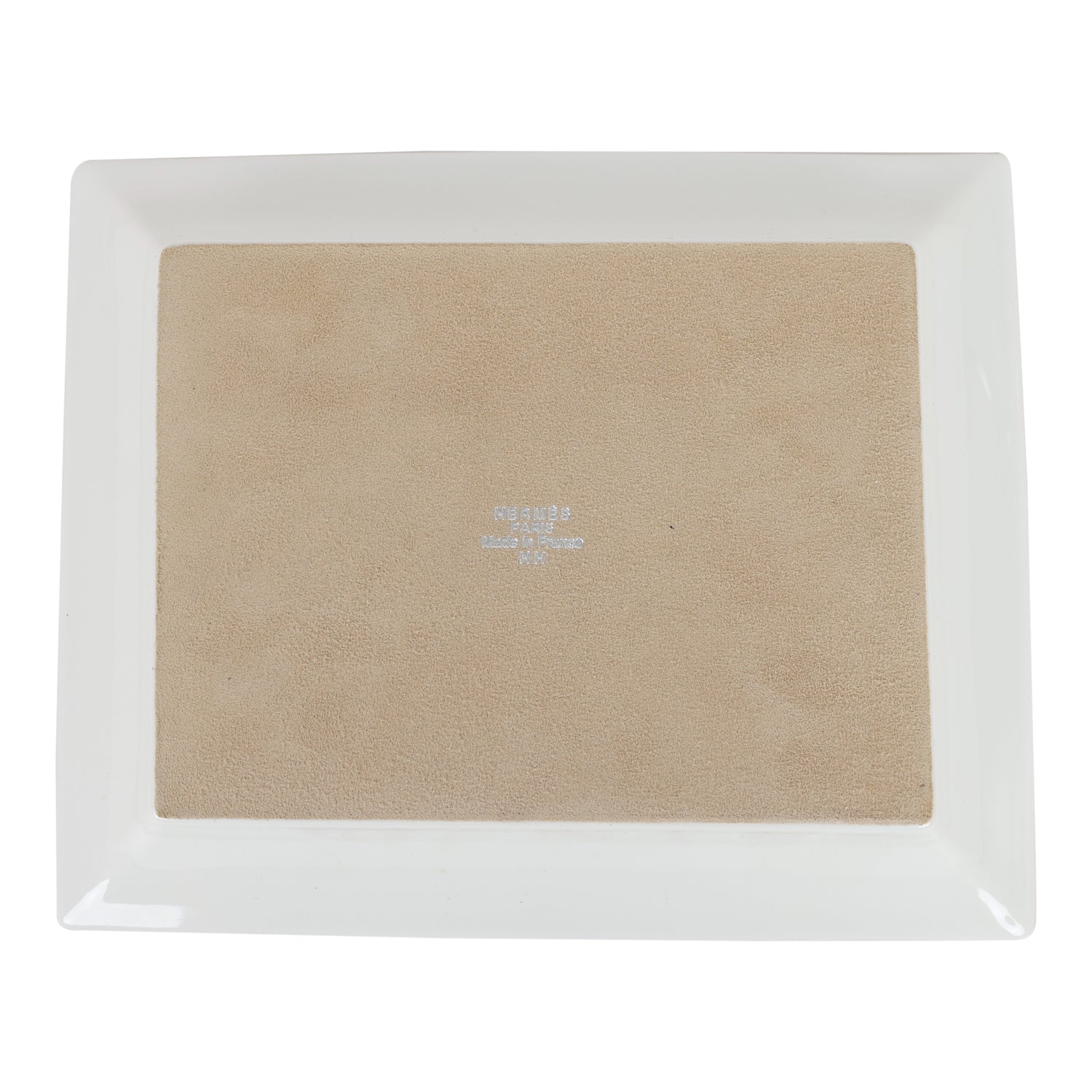 Hermes "Couvertures Et Tenues De Jour" Porcelain Change Tray