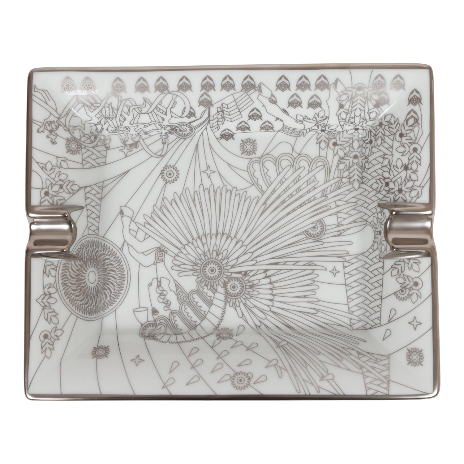 Hermes "La Source De Pegase" Porcelain Ashtray