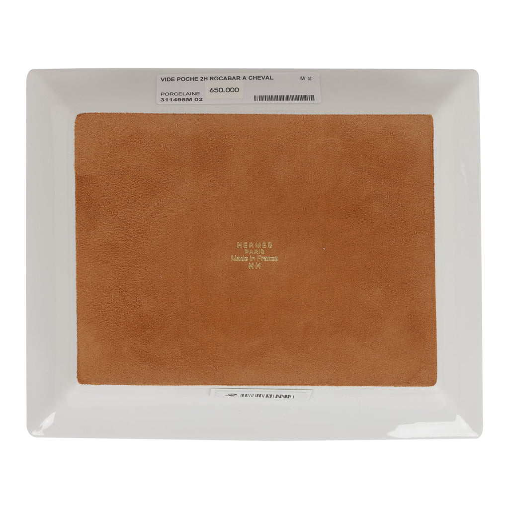 Hermes "Rocabar a Cheval" Porcelain Change Tray