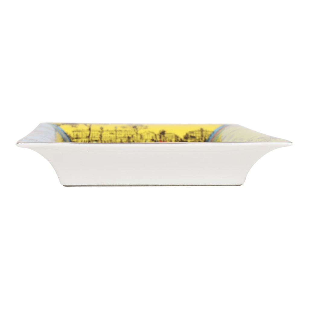 Hermes "L'Ombre des Boulevards" Porcelain Change Tray