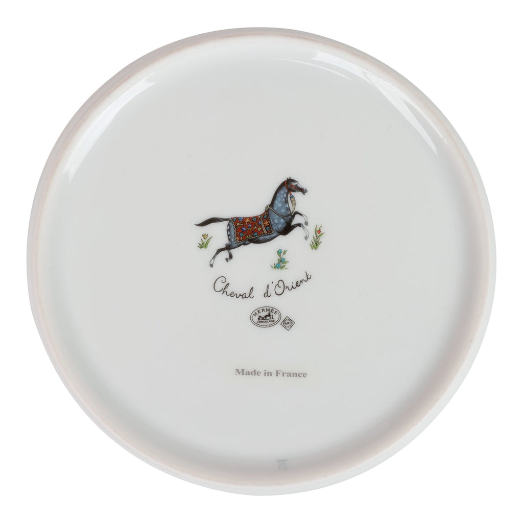 Hermes "Cheval D'Orient" Porcelain Desert Plate Set