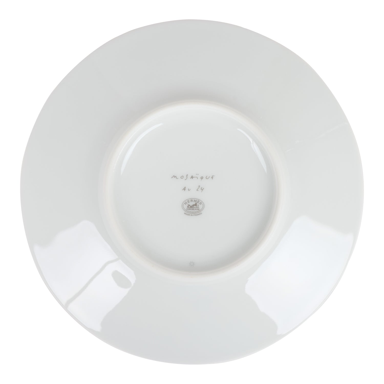 Hermes "Mosaique Au 24" Porcelain Tea Cup and Saucer Set