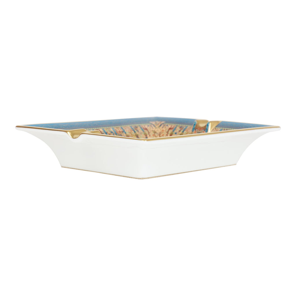 Hermes "Les Jardins d'Armenie" Porcelain Ashtray