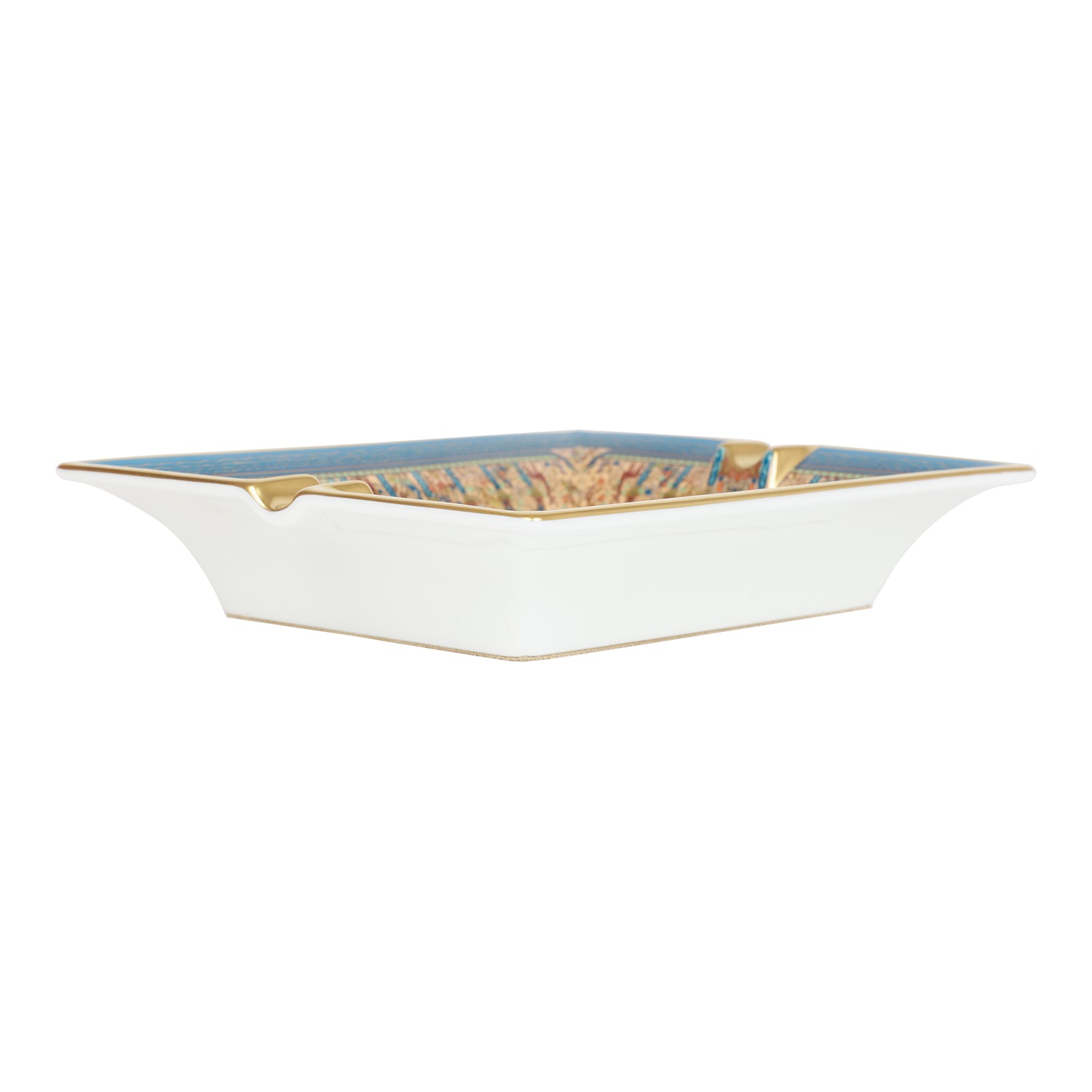 Hermes "Les Jardins d'Armenie" Porcelain Ashtray