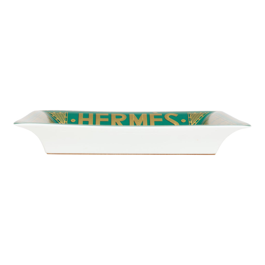 Hermes "Sellier" Porcelain Change Tray