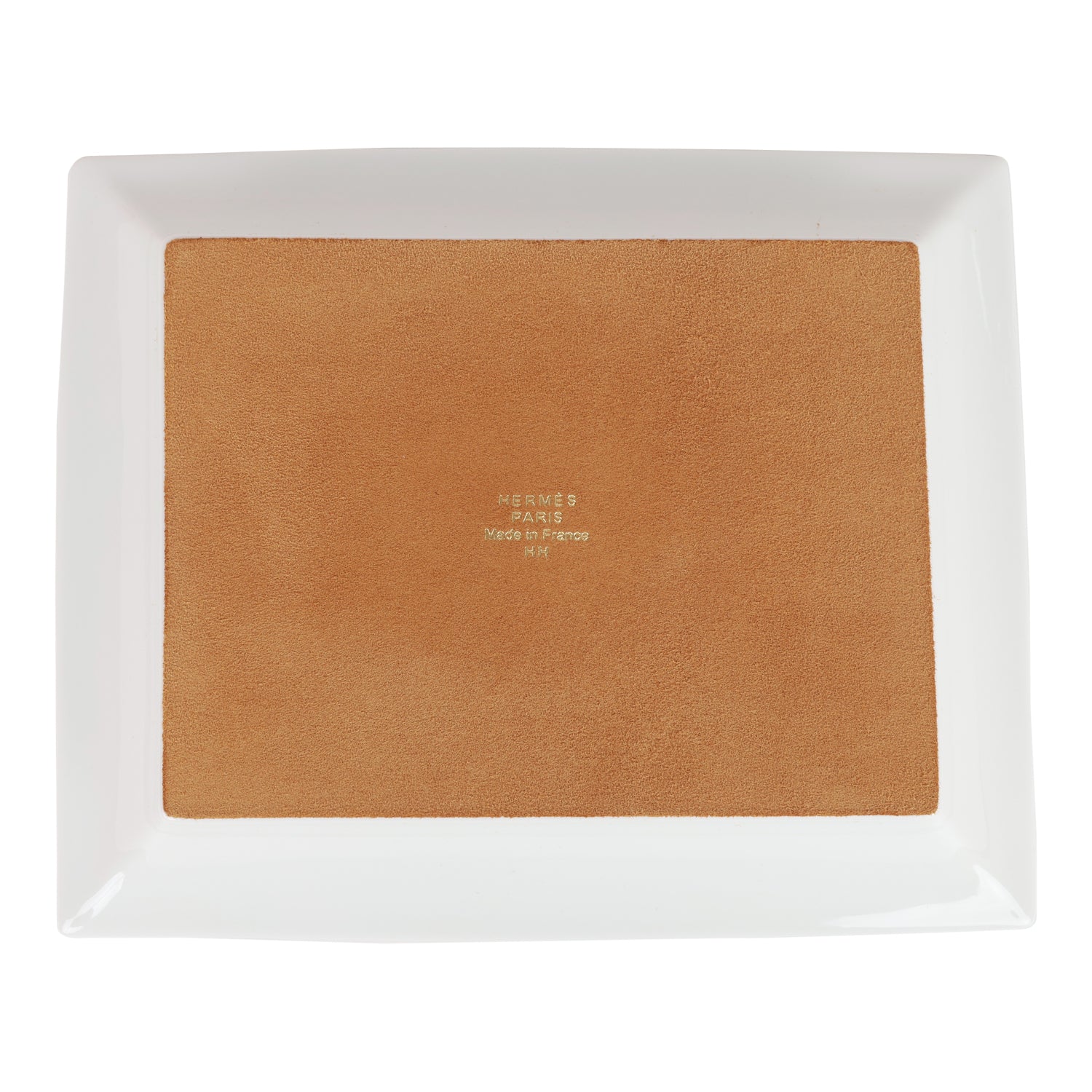 Hermes "Sellier" Porcelain Change Tray