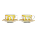 Hermes "Soleil D'Hermes" Breakfast Cup and Saucer Set