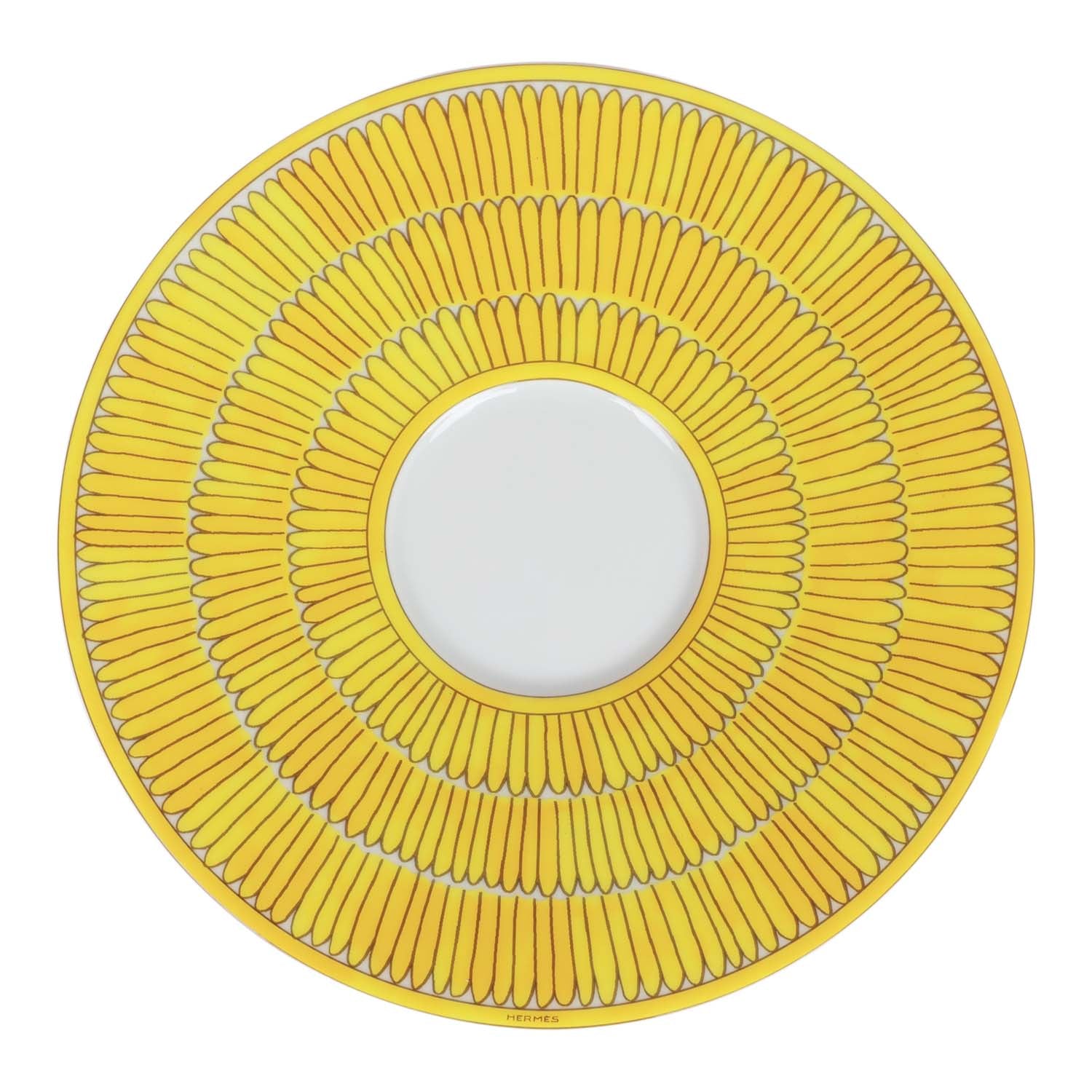 Hermes "Soleil D'Hermes" Breakfast Cup and Saucer Set