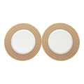 Hermes "Mosaique Au 24" Gold Dinner Plate Set