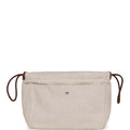 Hermes Fourbi 25 Pouch Naturel and Fauve Canvas and Barenia Calfskin Palladium Hardware