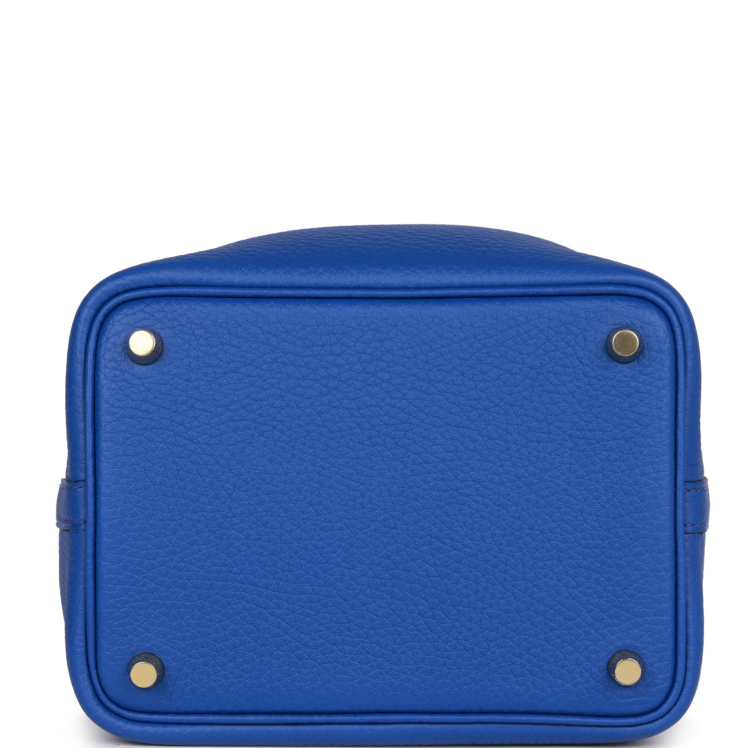 Hermes Picotin Lock 18 Bleu Royal Clemence Gold Hardware