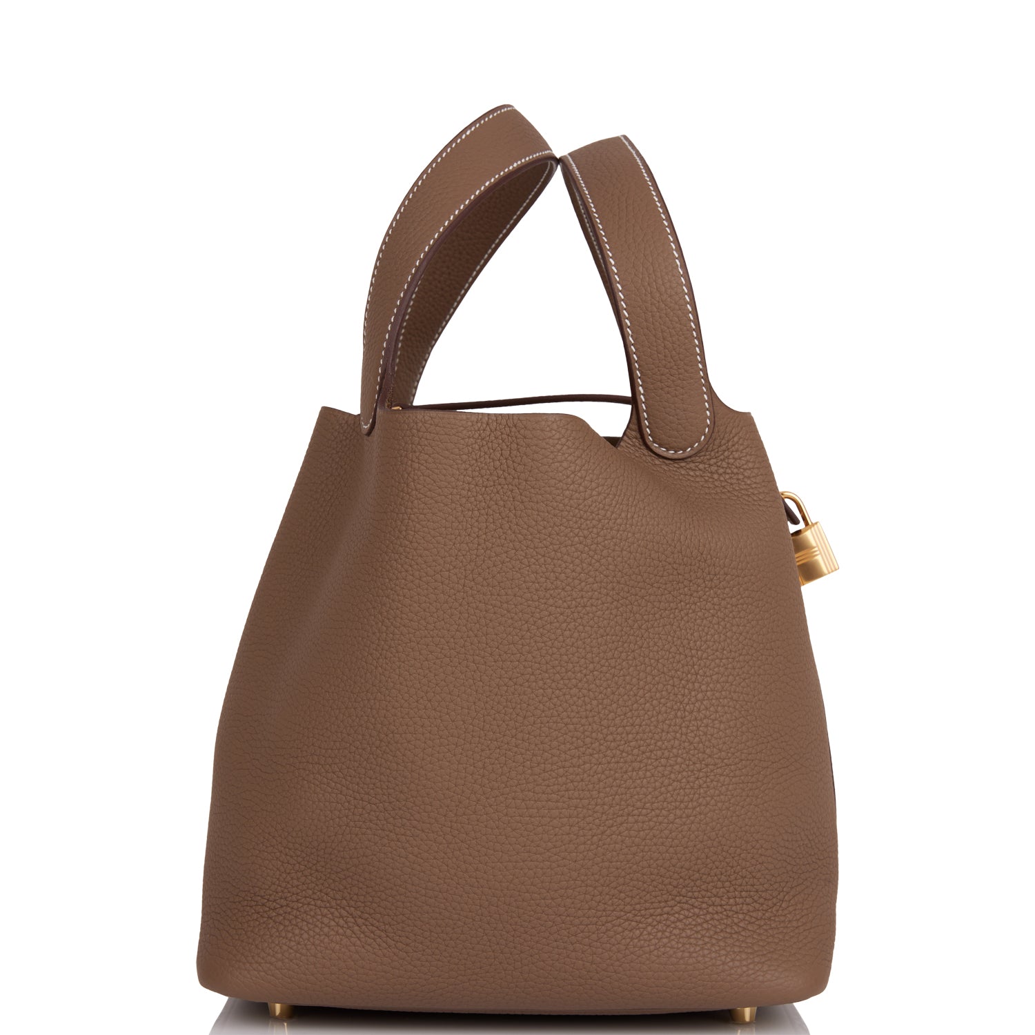 Hermes Picotin Lock 22 Etoupe Clemence Gold Hardware