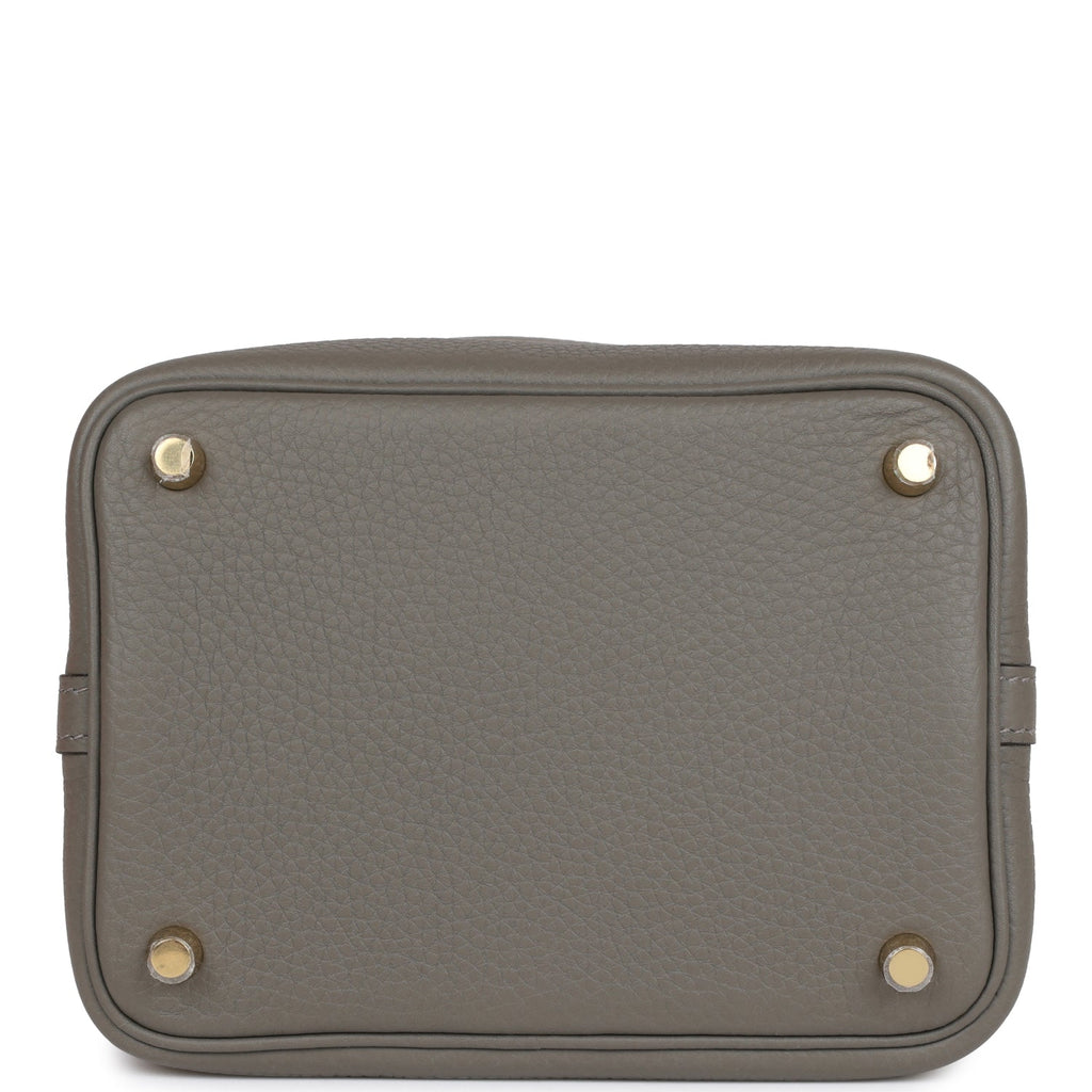 Hermes Picotin Lock 18 Gris Meyer Clemence Gold Hardware