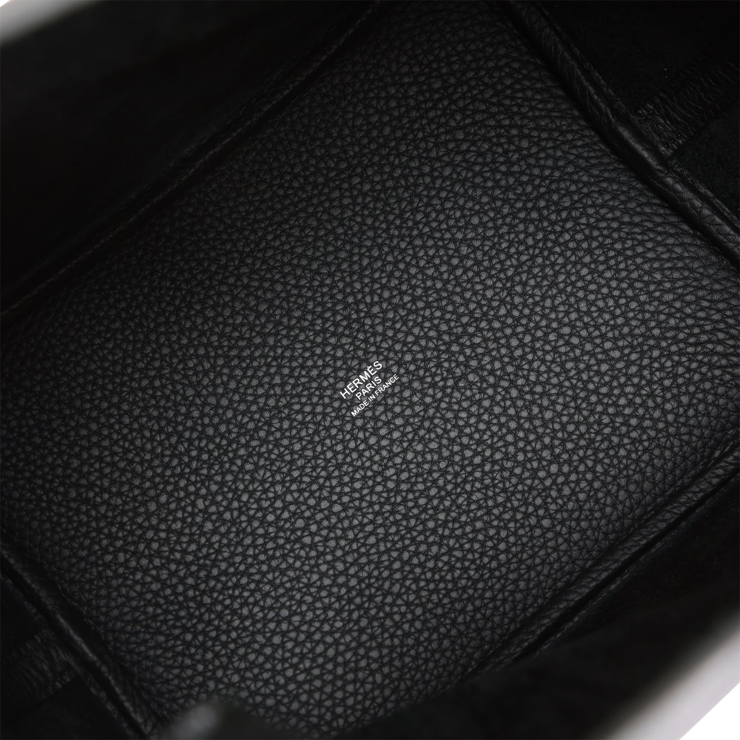 Hermes Black Clemence Picotin Lock 22cm Palladium Hardware