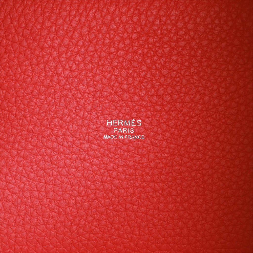 Hermes Picotin 18 Rose Azalee Clemence Palladium Hardware