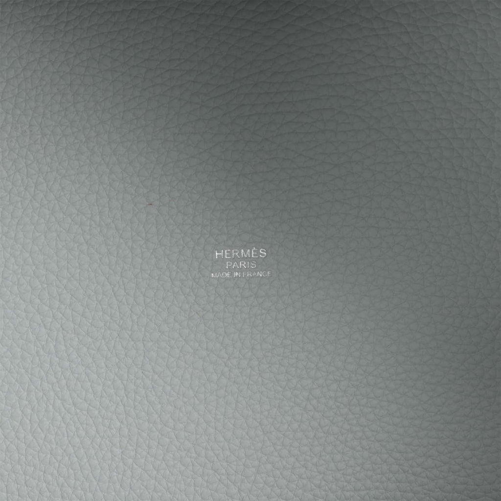 Hermes Picotin Lock 22 Bleu Pale Clemence Palladium Hardware