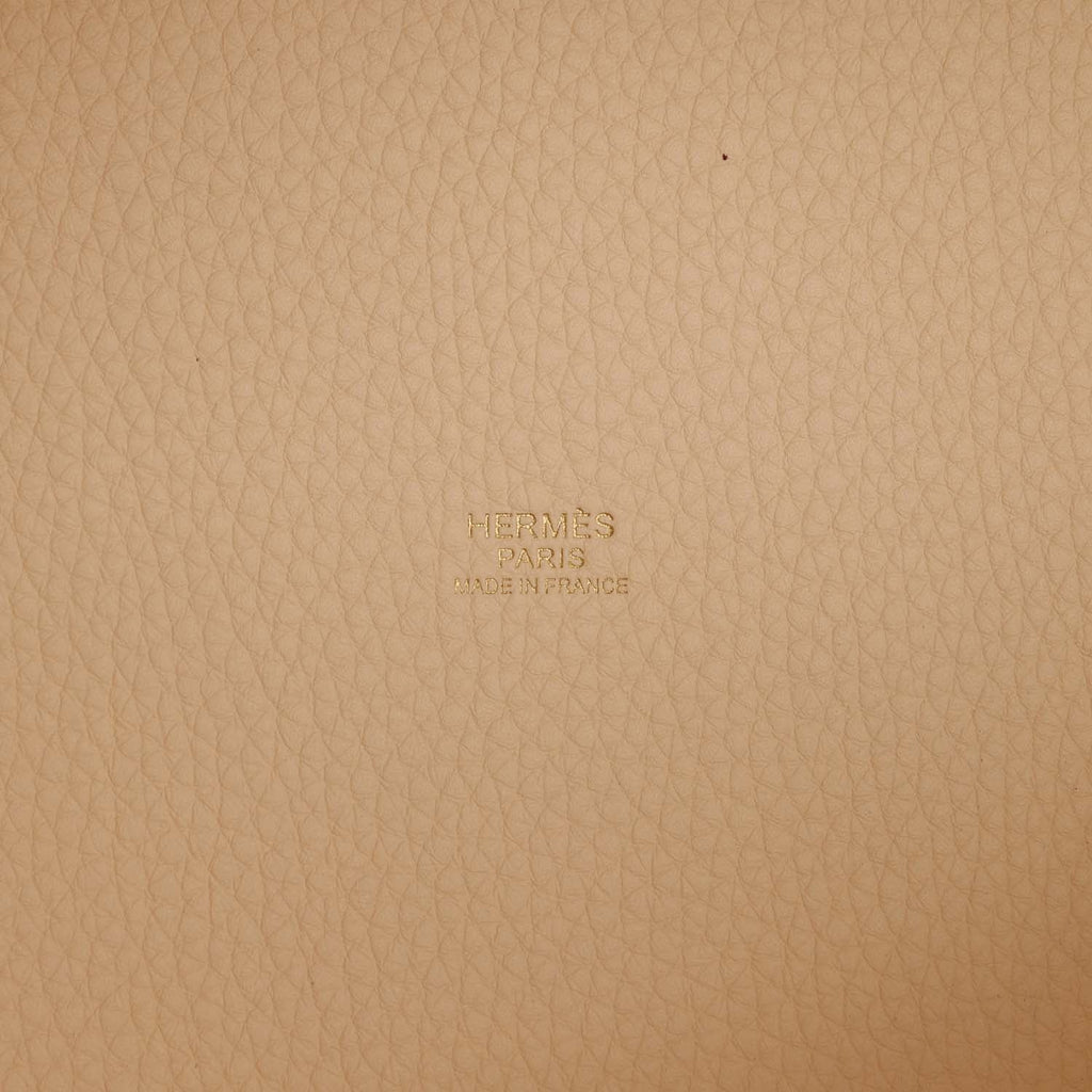 Hermes Picotin Lock 22 Nata Clemence Gold Hardware