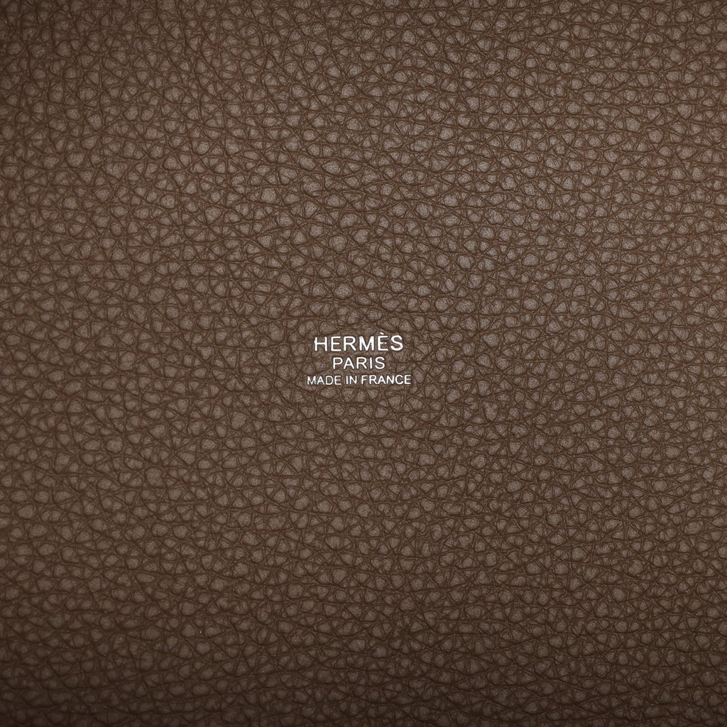 Hermes Picotin Lock 22 Etoupe Clemence Palladium Hardware