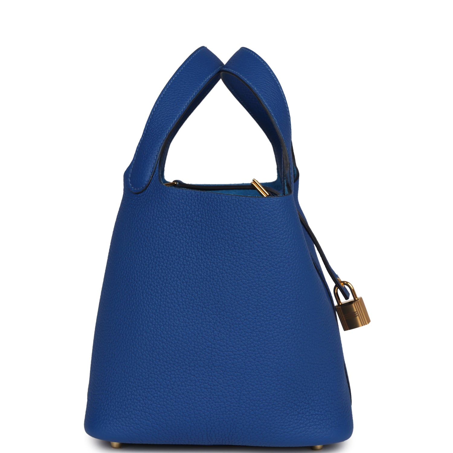 Hermes Picotin Lock 18 Bleu France Clemence Gold Hardware