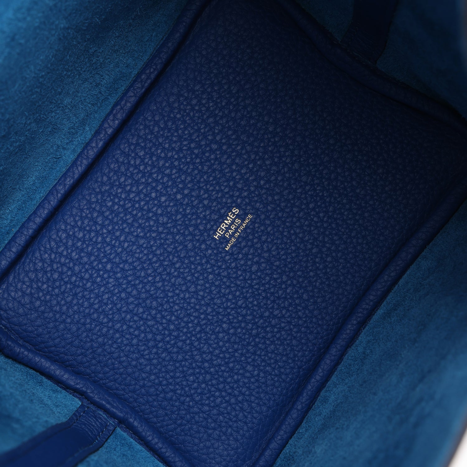 Hermes Picotin Lock 18 Bleu France Clemence Gold Hardware