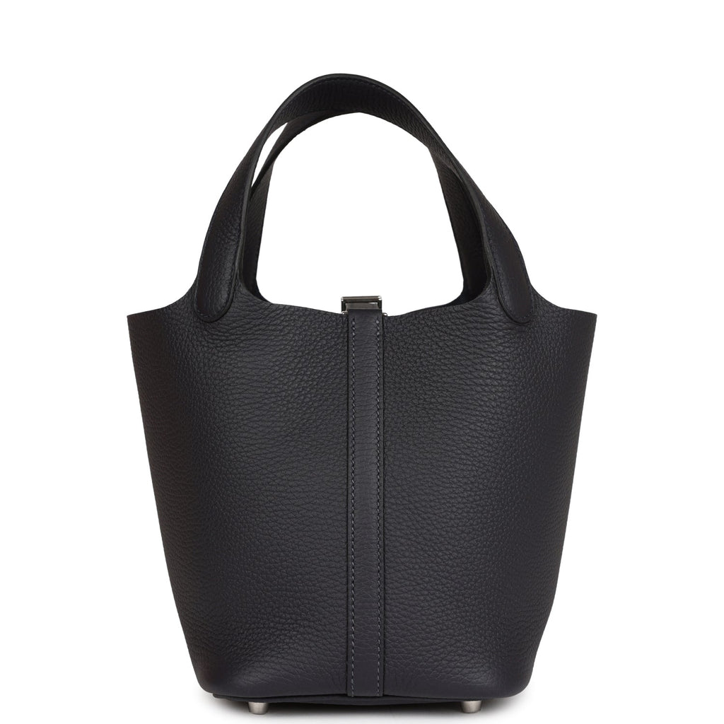Hermes Picotin Lock 18 Caban Clemence Palladium Hardware