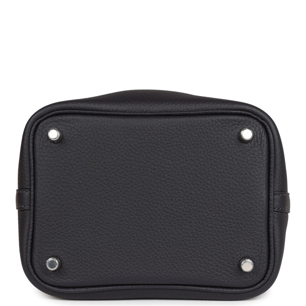 Hermes Picotin Lock 18 Caban Clemence Palladium Hardware