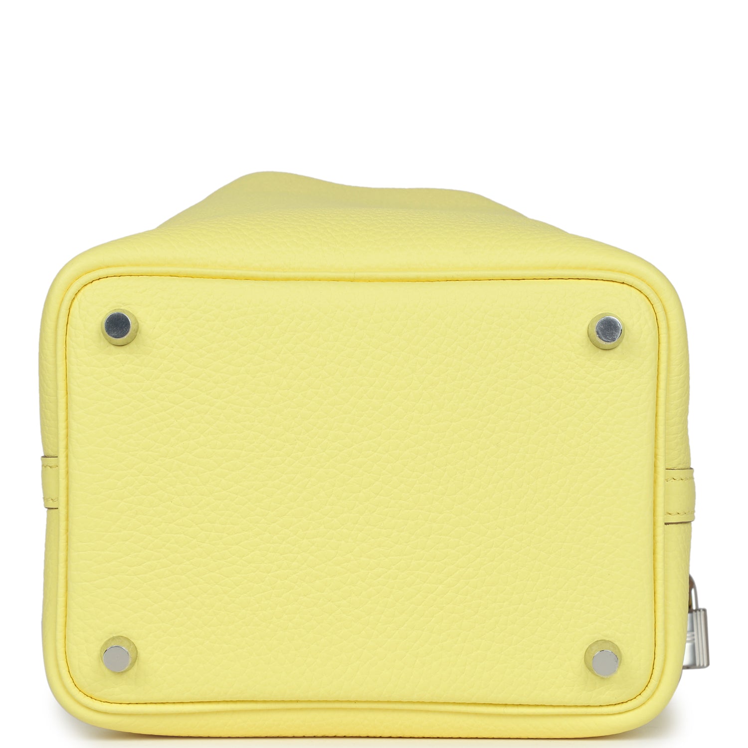 Hermes Picotin Lock 18 Limoncello Ostrich and Clemence Touch Palladium Hardware