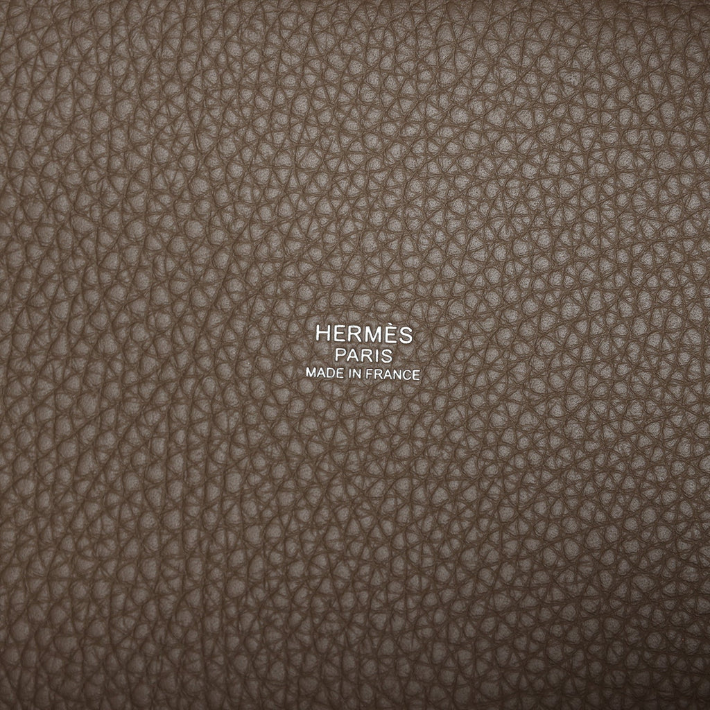 Hermes Picotin Lock 18 Etoupe Clemence Palladium Hardware