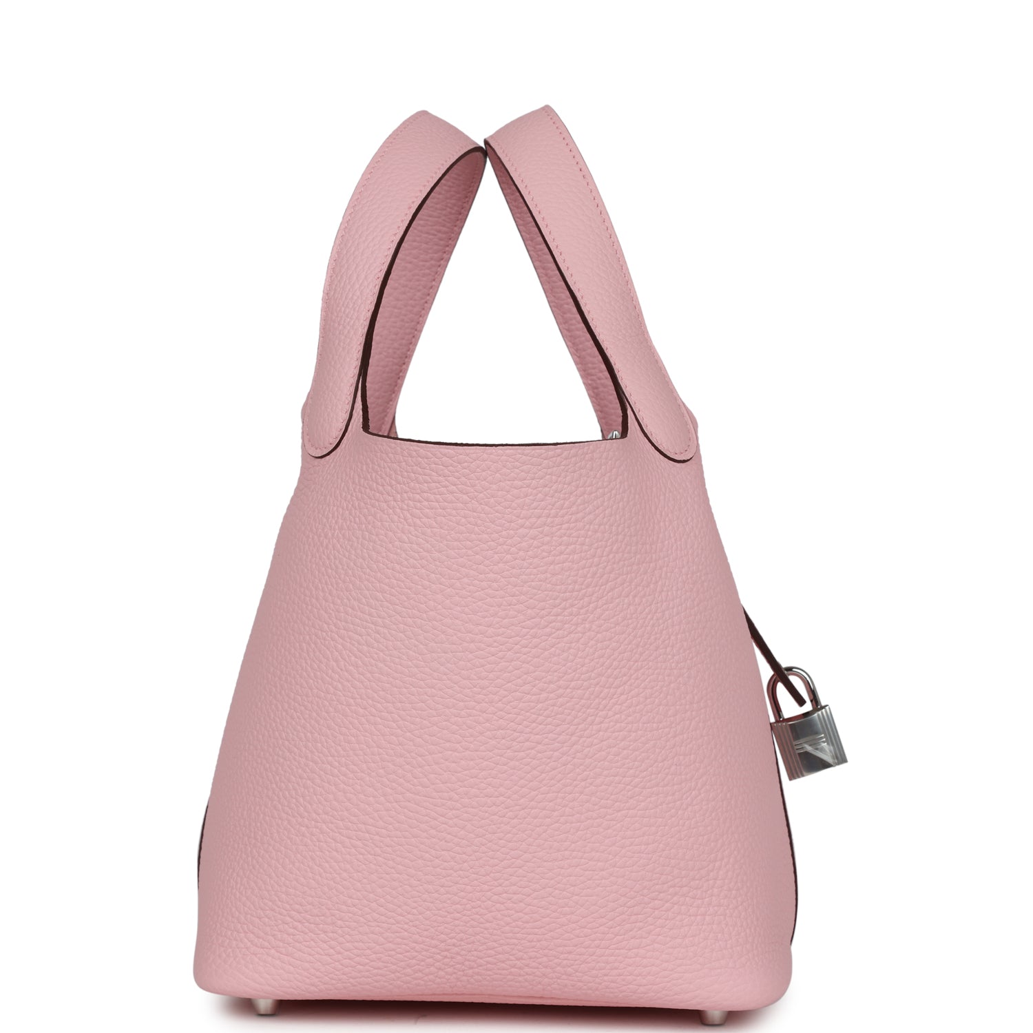 Hermes Picotin Lock 18 Rose Sakura Clemence Palladium Hardware