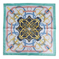 Hermes "Gavroche" Vert Amande Silk Pocket Square Scarf 45cm