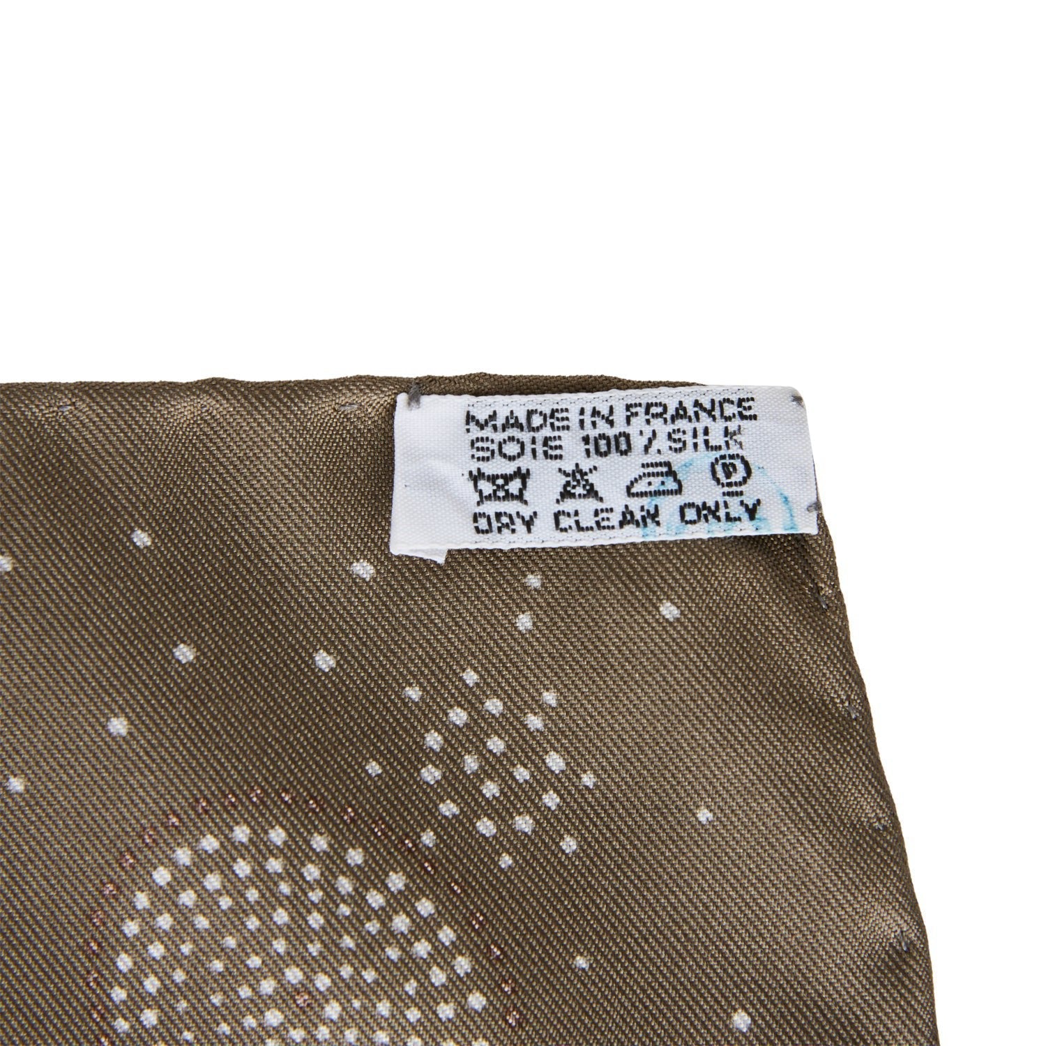 Hermes "Reve D' Australie" Grey Silk Scarf 90cm