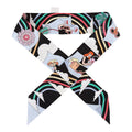 Hermes "Carres Volants" Black Silk Twilly