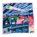 Hermes "Minuit au Faubourg" Parme Silk Twill Scarf 70cm