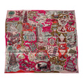 Hermes "Exposition Universelle" Rose Vif Silk Twill Scarf 90cm
