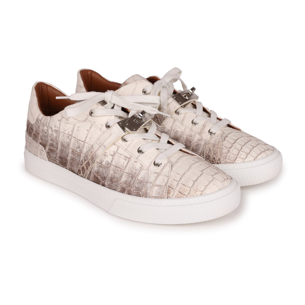 Hermes Day Sneaker Himalaya Niloticus Crocodile 43.5 EU