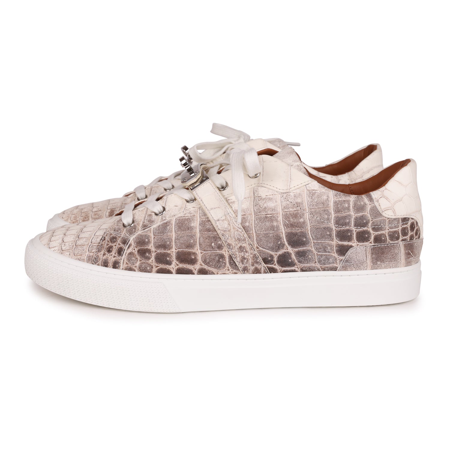 Hermes Day Sneaker Himalaya Niloticus Crocodile 43.5 EU